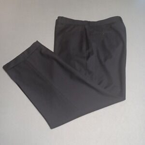 Wilke-Rodriguez Mens 40x30 Wool Suit Pants Charcoal Gray Dress‎ Trousers Cuffed